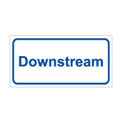 תמונה של שלט - Downstream