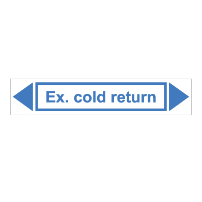 תמונה של מדבקת ויניל - EX. COLD RETURN