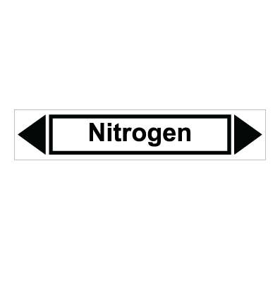 תמונה של מדבקת ויניל - NITROGEN