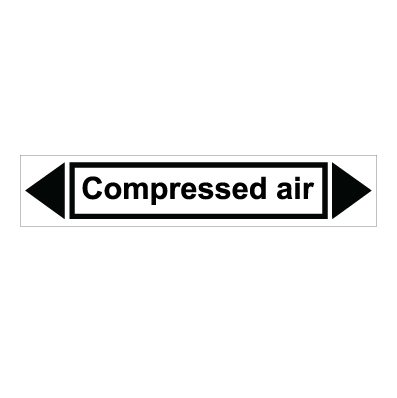 תמונה של מדבקת ויניל - COMPRESSED AIR