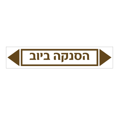 תמונה של מדבקת ויניל - הסנקה ביוב