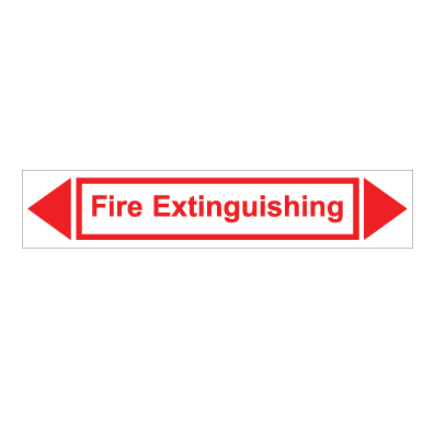 מדבקה - FIRE EXTINGUISHING