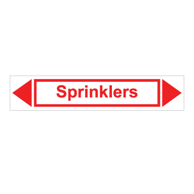 תמונה של מדבקת ויניל - SPRINKLERS