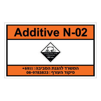 שלט - ADDITIVE N-02